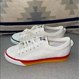 Adidas Nizza Pride 2019 EF2319 NWOB Rainbow various sizes NEW adidas | Shoes | Adidas Nizza Pride 29 Ef2319 Nwob Rainbow  main image 4